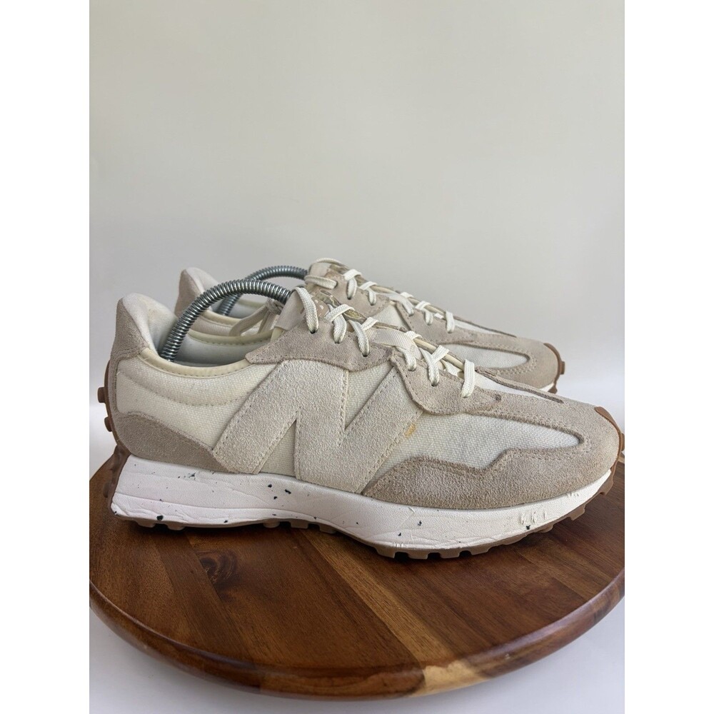 New Balance 327 Turtledove Cream Women's Size 9.5 Textile Running Shoes WS327SO